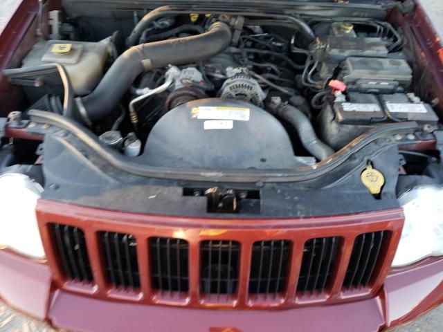 1J8HR48N58C202075 - 2008 JEEP GRAND CHER RED photo 7