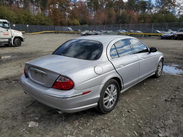 SAJEA01U13HM59842 - 2003 JAGUAR S-TYPE SILVER photo 4