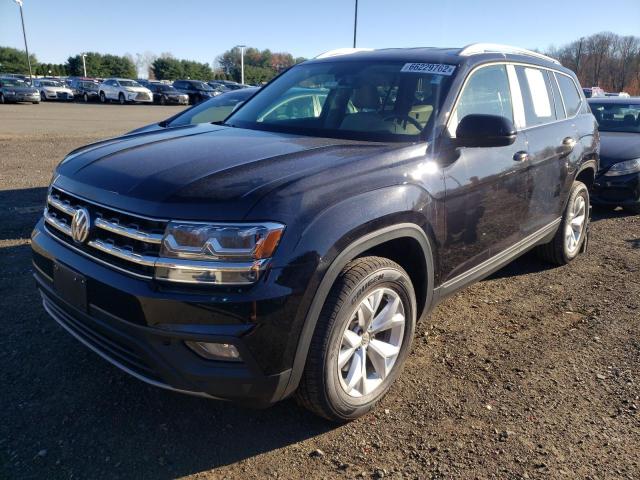 1V2LR2CA1KC607155 - 2019 VOLKSWAGEN ATLAS SE BLACK photo 2