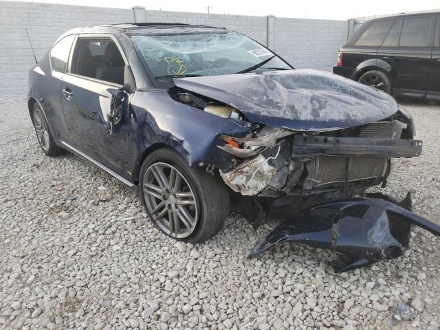 JTKJF5C71C3037479 - 2012 TOYOTA SCION TC BLUE photo 1