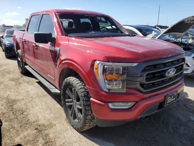 1FTFW1ED2MFC48666 - 2021 FORD F150 SUPER RED photo 1