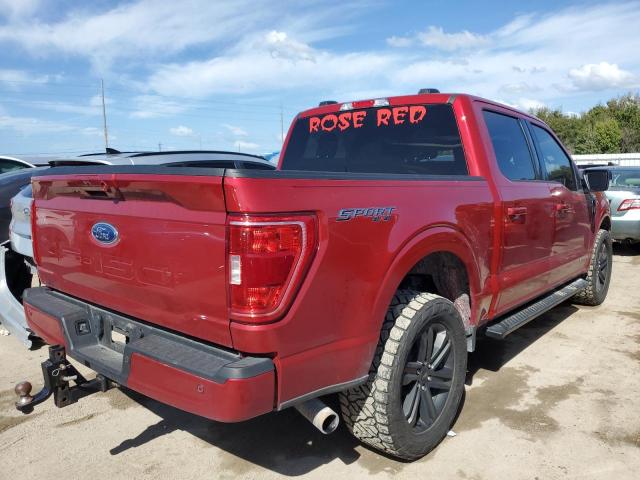 1FTFW1ED2MFC48666 - 2021 FORD F150 SUPER RED photo 4
