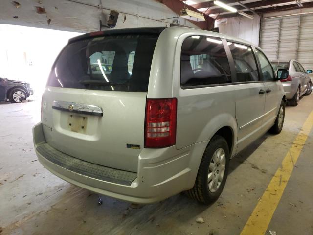 2A8HR44H98R826551 - 2008 CHRYSLER TOWN & COU SILVER photo 4