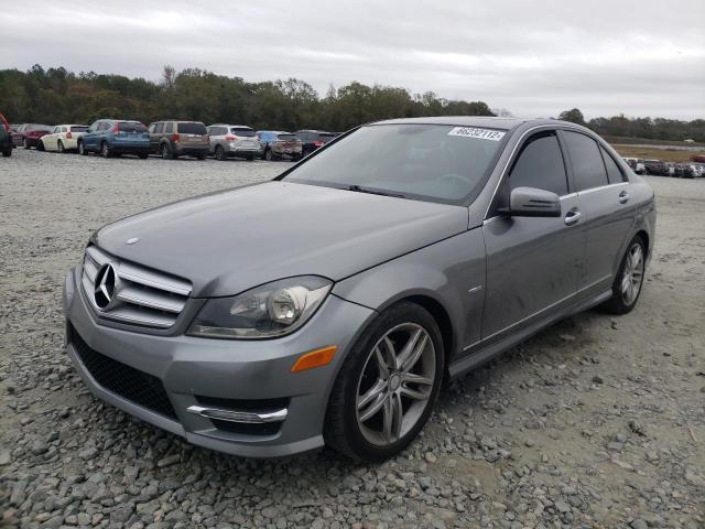 WDDGF4HB0CR221288 - 2012 MERCEDES-BENZ C 250 GRAY photo 2