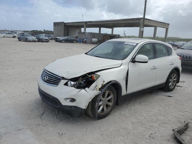 JNKAJ09E98M302910 - 2008 INFINITI EX35 WHITE photo 2