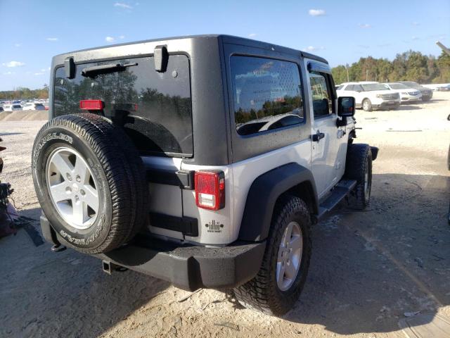 1J4AA2D10BL603316 - 2011 JEEP WRANGLER S SILVER photo 4