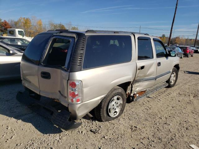 3GNFK16T54G149797 - 2004 CHEVROLET SUBURBAN K SILVER photo 4