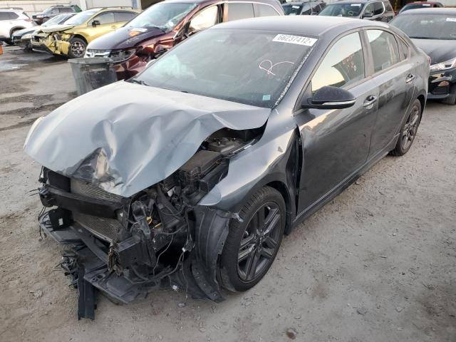 3KPF34AD1LE176643 - 2020 KIA FORTE GT L GRAY photo 2