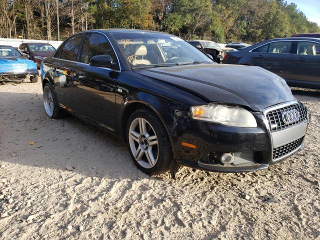 WAUAF78E48A001277 - 2008 AUDI A4 2.0T BLACK photo 1