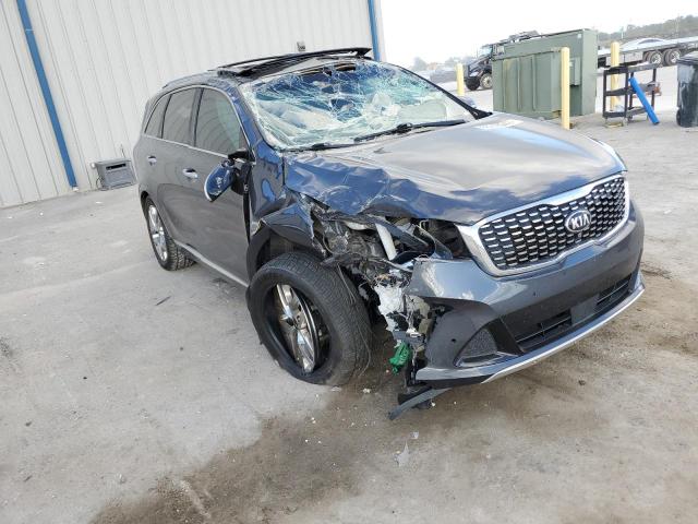 5XYPK4A51KG439859 - 2019 KIA SORENTO SX GRAY photo 1