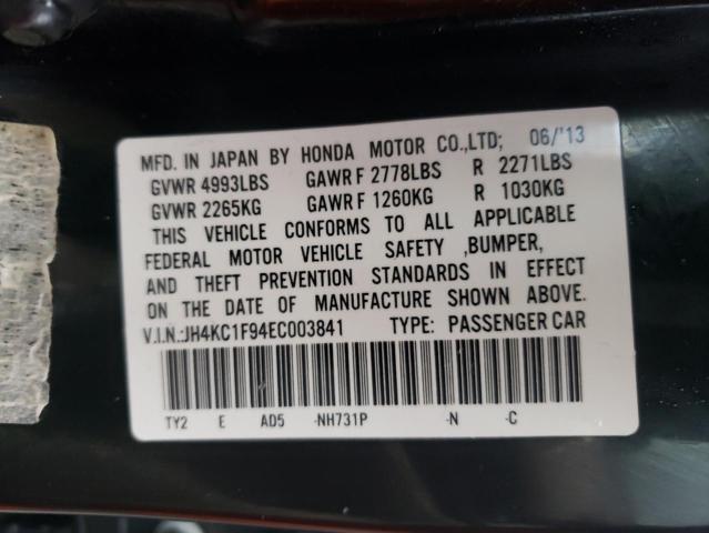 JH4KC1F94EC003841 - 2014 ACURA RLX ADVANC BLACK photo 10