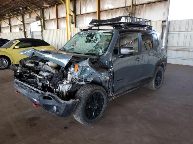 ZACCJBCB1HPF25156 - 2017 JEEP RENEGADE T GRAY photo 2