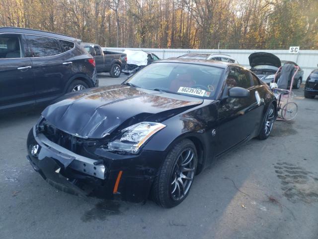 JN1AZ34E34T061237 - 2004 NISSAN 350Z COUPE BLACK photo 2