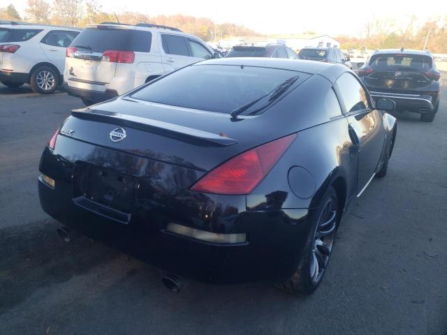 JN1AZ34E34T061237 - 2004 NISSAN 350Z COUPE BLACK photo 4