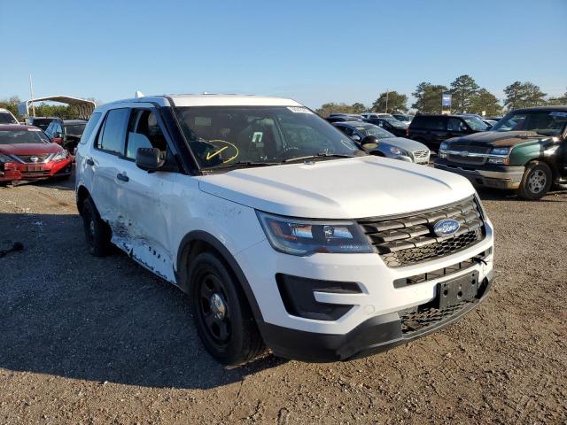 1FM5K8AR5JGA46018 - 2018 FORD EXPLORER P WHITE photo 1