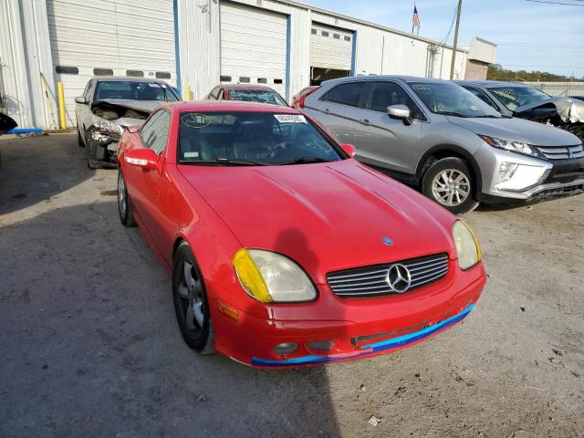 WDBKK65F11F190830 - 2001 MERCEDES-BENZ SLK 320 RED photo 1