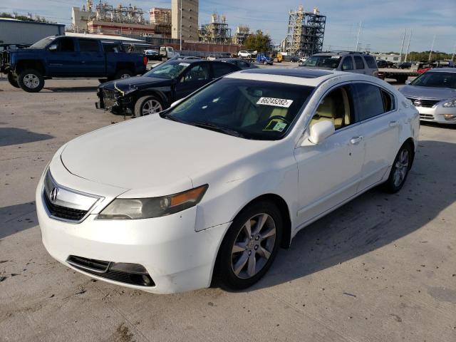 19UUA8F58DA008168 - 2013 ACURA TL TECH WHITE photo 2