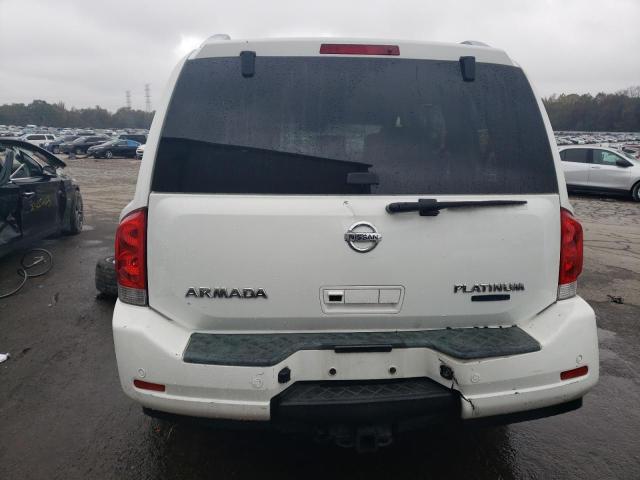 5N1BA0ND5AN617394 - 2010 NISSAN ARMADA SE WHITE photo 6