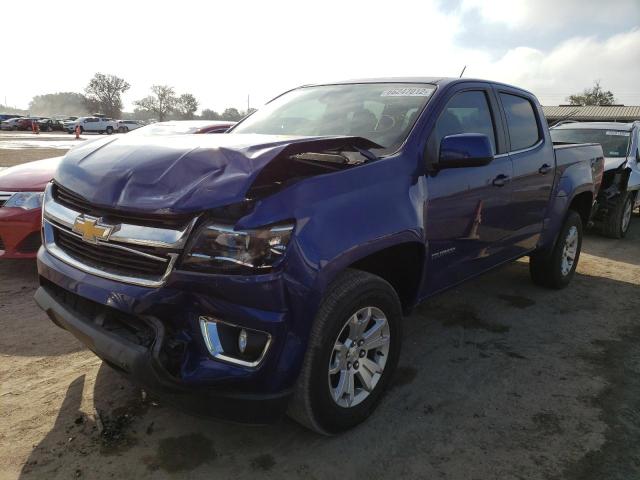1GCGSCENXH1302786 - 2017 CHEVROLET COLORADO L BLUE photo 2
