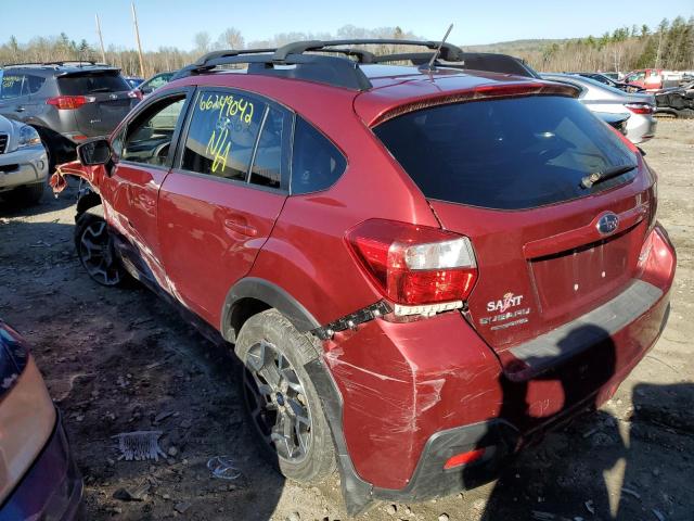 JF2GPABC7HH242872 - 2017 SUBARU CROSSTREK RED photo 3