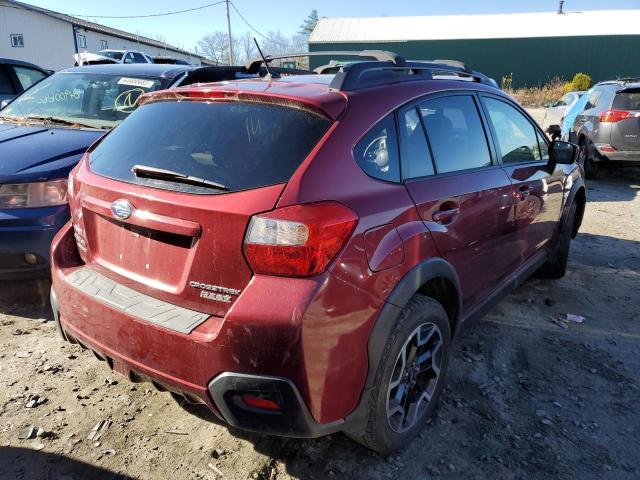 JF2GPABC7HH242872 - 2017 SUBARU CROSSTREK RED photo 4