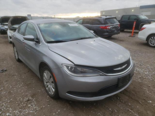 1C3CCCFB2FN760445 - 2015 CHRYSLER 200 LX SILVER photo 1