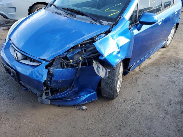 JHMGD38667S051786 - 2007 HONDA FIT S 蓝色 照片 9