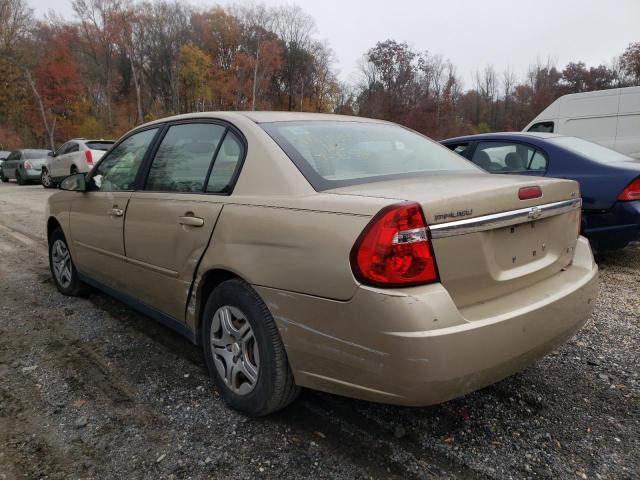 1G1ZS57F37F157322 - 2007 CHEVROLET MALIBU LS GOLD photo 3