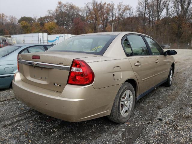 1G1ZS57F37F157322 - 2007 CHEVROLET MALIBU LS GOLD photo 4