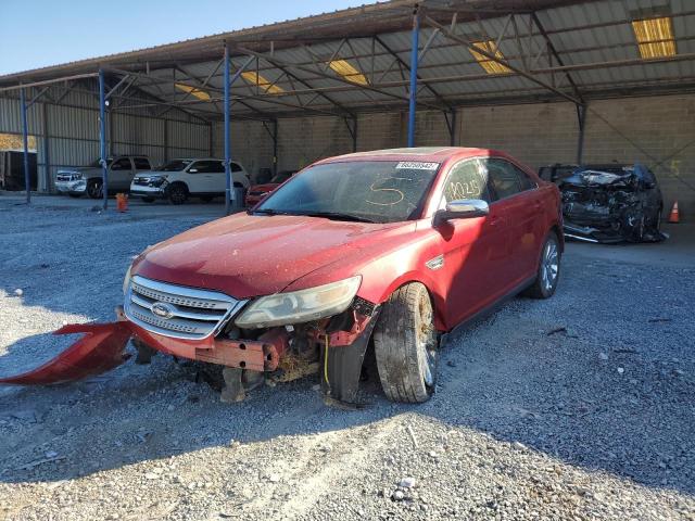 1FAHP2FW4AG118850 - 2010 FORD TAURUS LIM RED photo 2