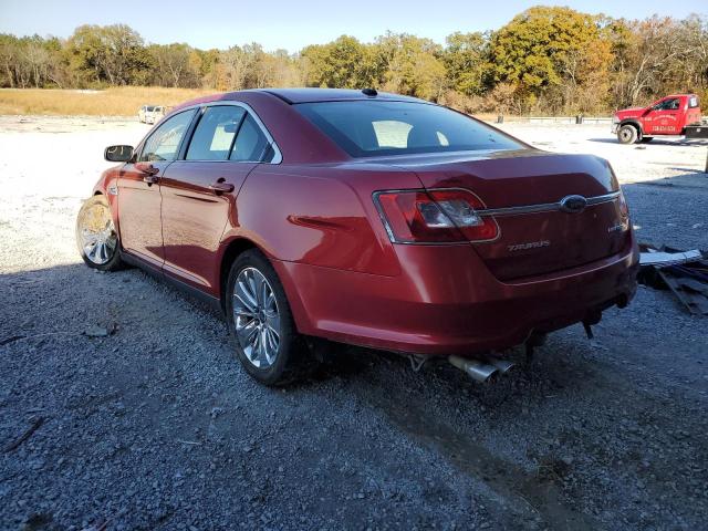 1FAHP2FW4AG118850 - 2010 FORD TAURUS LIM RED photo 3