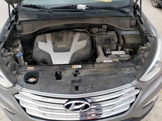 KM8SNDHF5EU043979 - 2014 HYUNDAI SANTA FE G GRAY photo 7