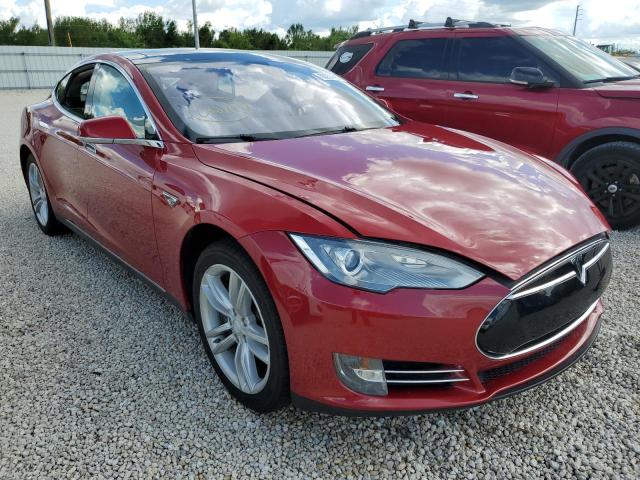 5YJSA1CN7DFP21961 - 2013 TESLA MODEL S Qırmızı foto 1