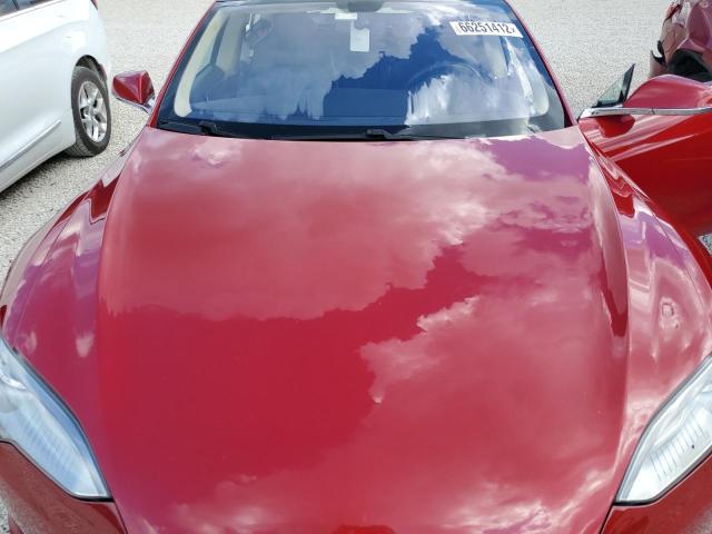5YJSA1CN7DFP21961 - 2013 TESLA MODEL S Qırmızı foto 7