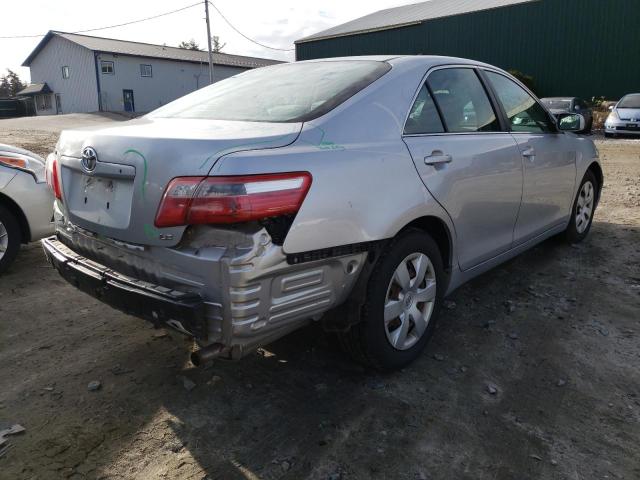 4T1BE46KX7U175509 - 2007 TOYOTA CAMRY CE SILVER photo 4