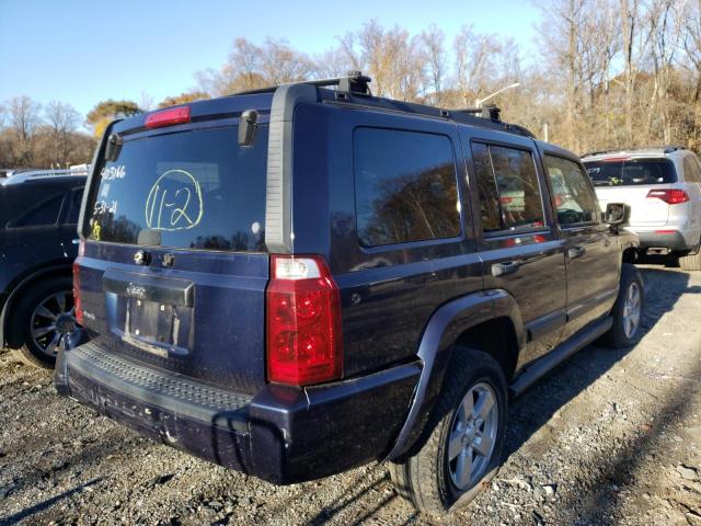 1J8HG48N66C170479 - 2006 JEEP COMMANDER 蓝色 照片 4