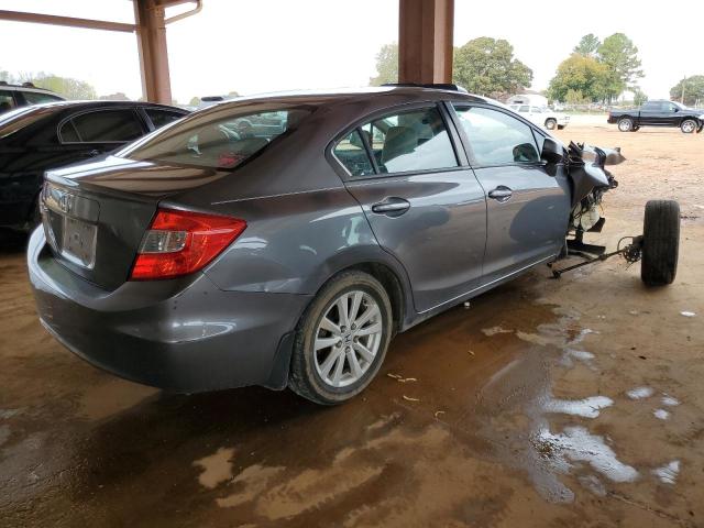 19XFB2F9XCE033945 - 2012 HONDA CIVIC EXL 灰色 照片 4
