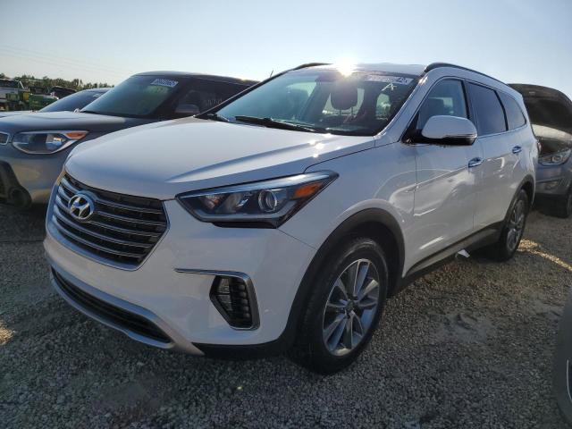 KM8SN4HF2KU307090 - 2019 HYUNDAI SANTA FE X WHITE photo 1