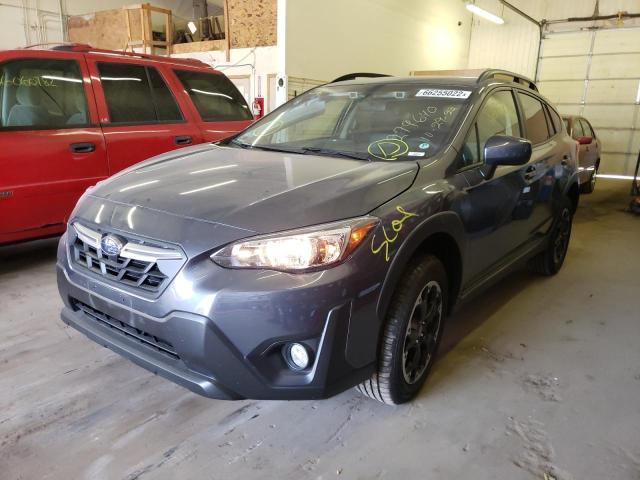 JF2GTAPC9N8254814 - 2022 SUBARU CROSSTREK GRAY photo 2