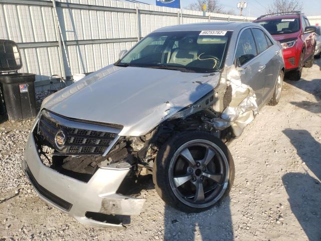 1G6AJ5S30D0106947 - 2013 CADILLAC ATS PERFOR SILVER photo 2