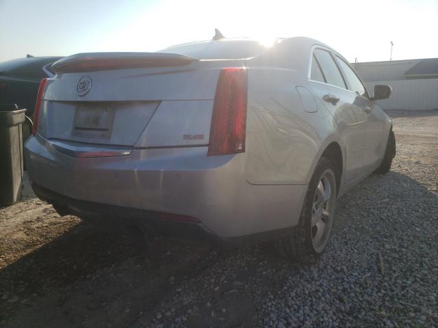 1G6AJ5S30D0106947 - 2013 CADILLAC ATS PERFOR SILVER photo 4