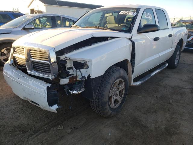 1D7HW48KX7S128748 - 2007 DODGE DAKOTA QUA WHITE photo 2