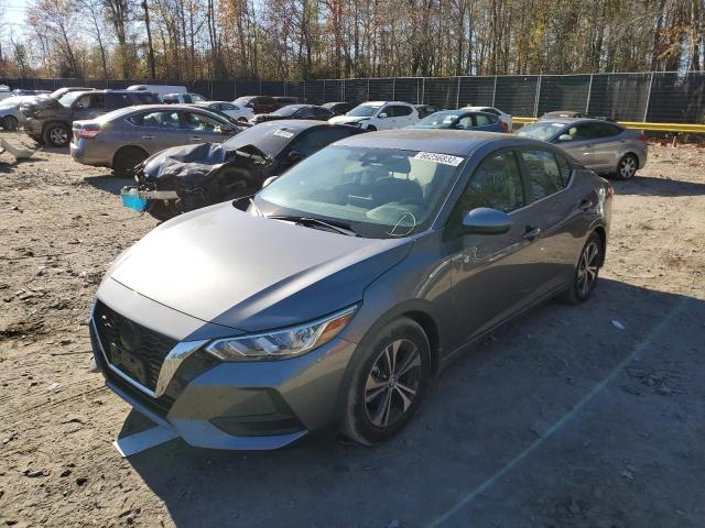 3N1AB8CV7NY212544 - 2022 NISSAN SENTRA SV GRAY photo 2