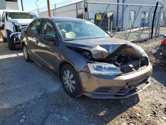 3VW2K7AJ8FM287643 - 2015 VOLKSWAGEN JETTA BASE 棕色 照片 1