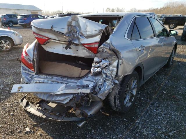 4T1BF1FK1GU225449 - 2016 TOYOTA CAMRY L/LE SILVER photo 4