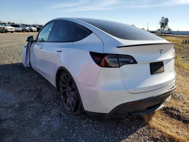5YJYGDEFXMF258309 - 2021 TESLA MODEL Y Blanc photo 3