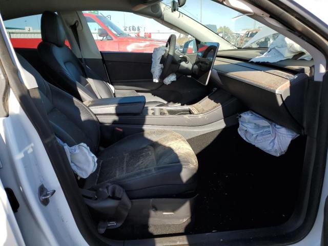 5YJYGDEFXMF258309 - 2021 TESLA MODEL Y Blanc photo 5