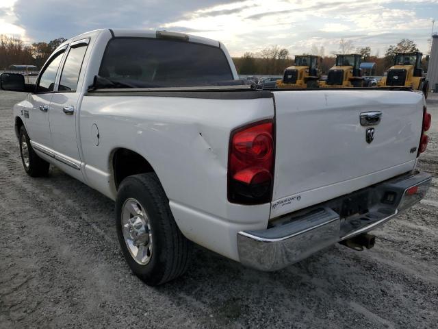 3D7KR28A57G800635 - 2007 DODGE RAM 2500 S WHITE photo 3