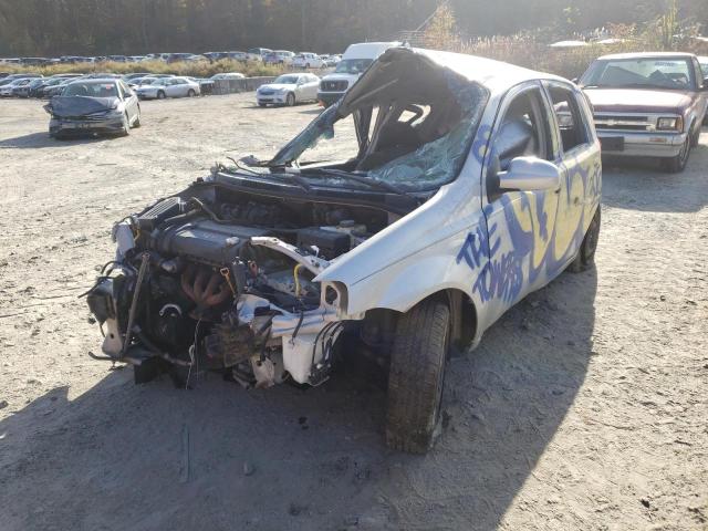 KL1TD66667B742179 - 2007 CHEVROLET AVEO BASE GRAY photo 2