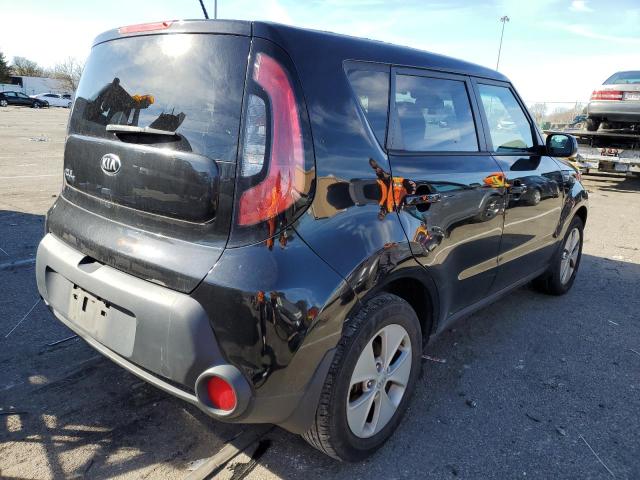 KNDJN2A23E7719615 - 2014 KIA SOUL BLACK photo 4